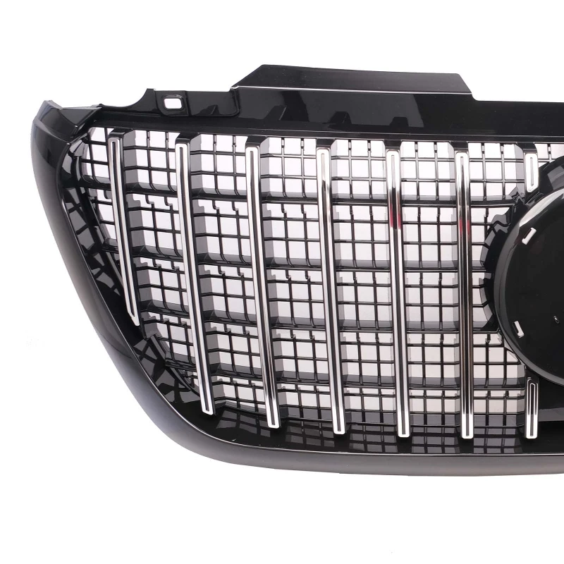 Grill Mercedes Sprinter W907 W910 18- Zwart/Chroom AMG Look Mesh