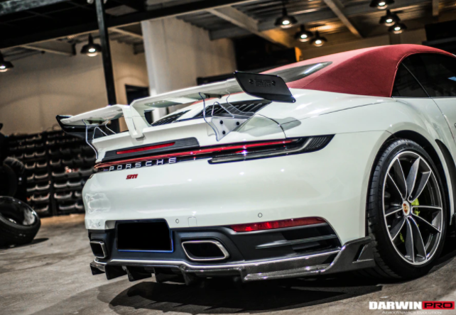 Porsche 911 992 Carrera/Targa S/4/4S BKSS Style Carbon Diffuser 2019-2021