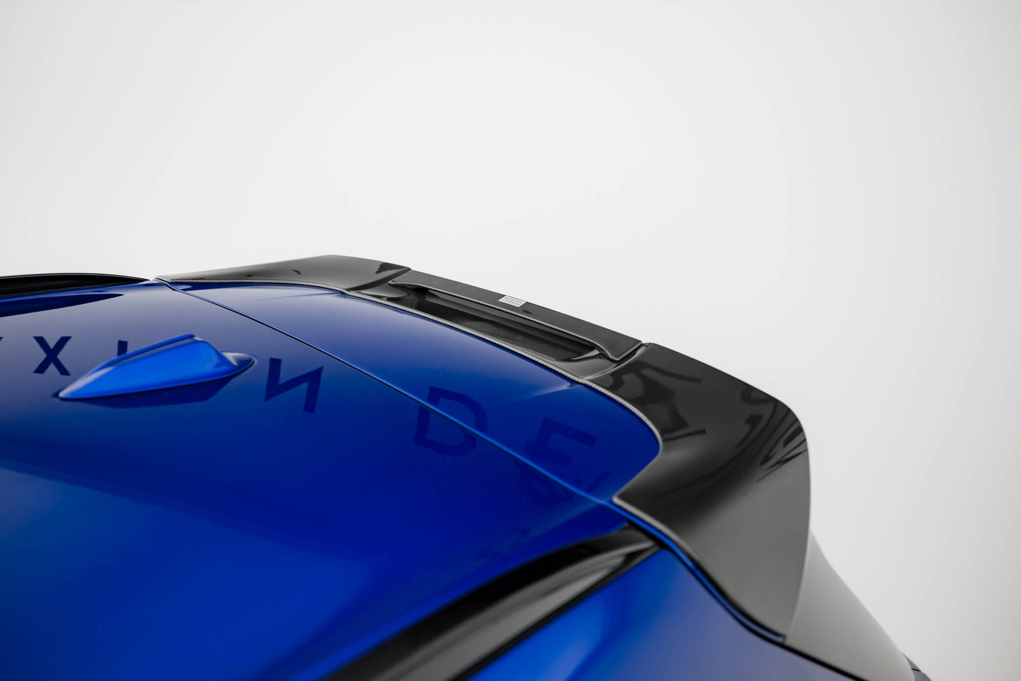 Carbon Fiber Achterklep Spoiler BMW X5 M-Pack G05 Facelift Maxton Glanzend zwart