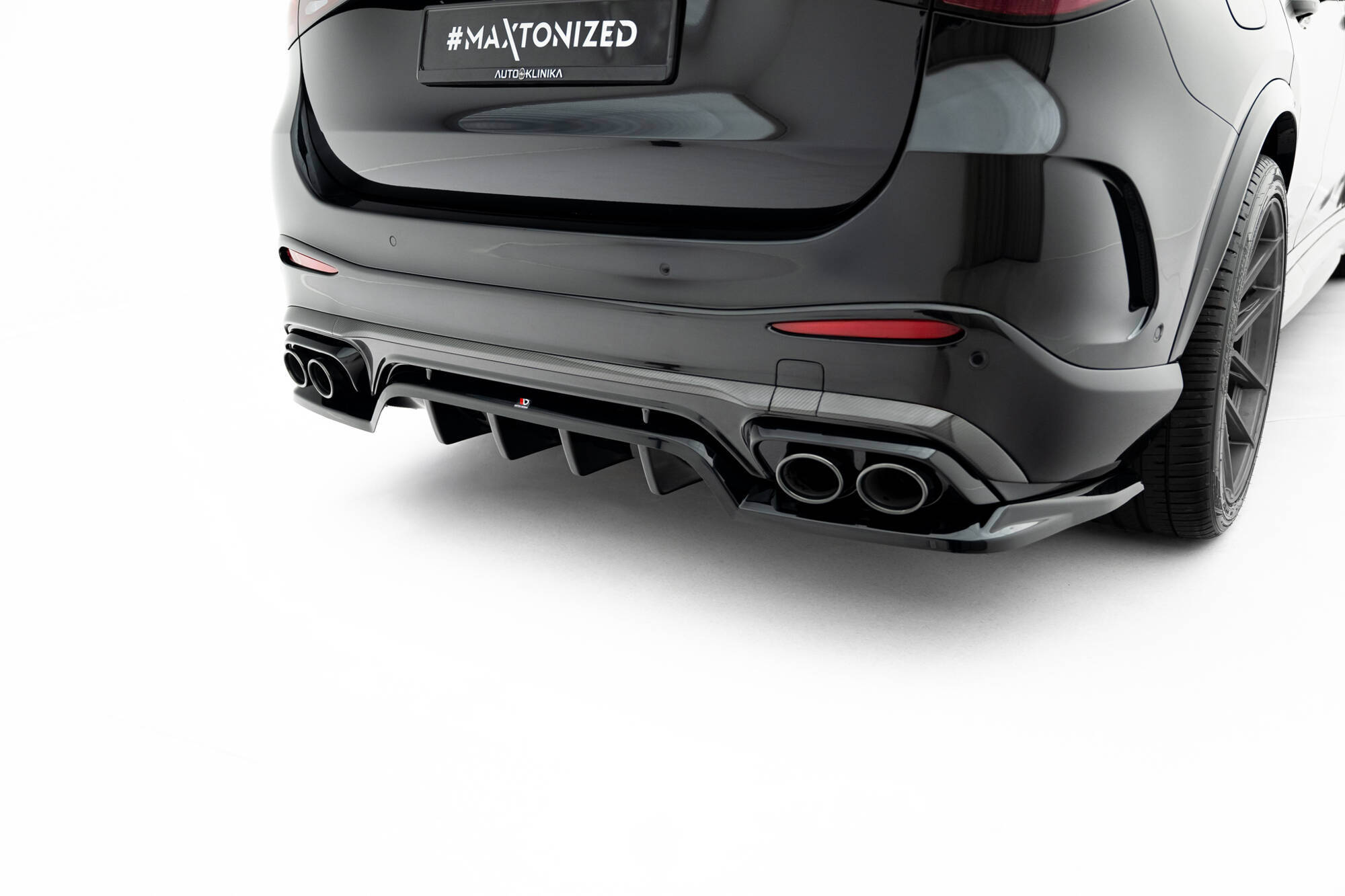 Achter Diffuser Mercedes-AMG GLC 43 X254 Maxton Glanzend zwart