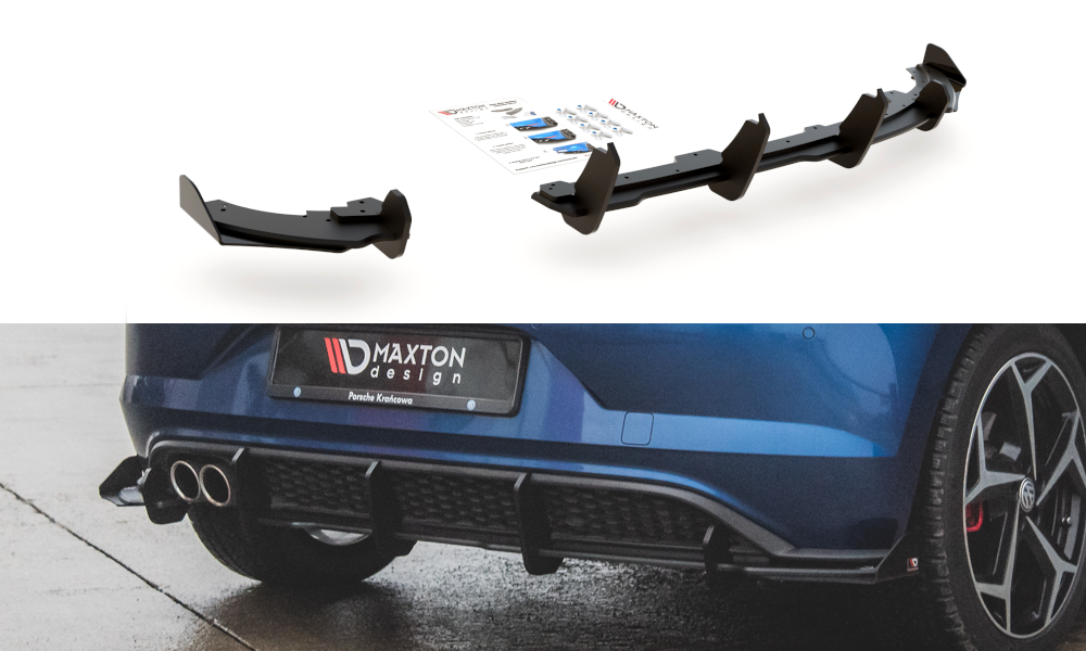 Diffusers en Zijdiffiusers Race VW Polo MK6 GTI