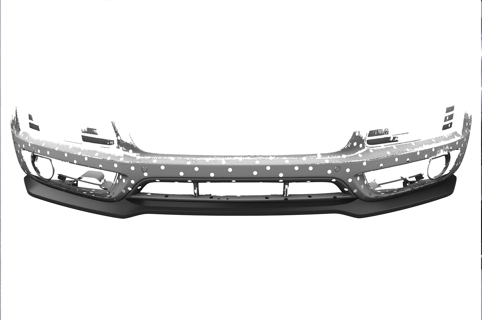 Voorspoiler Audi Q7 (4L) S-Line Glans Zwart – CSR Automotive