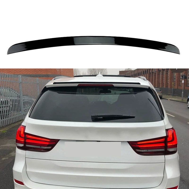 Dakspoiler (Spoiler Cap)  BMW X5 (F15) M-Pack 2013-2018 (ABS Glanzend zwart)