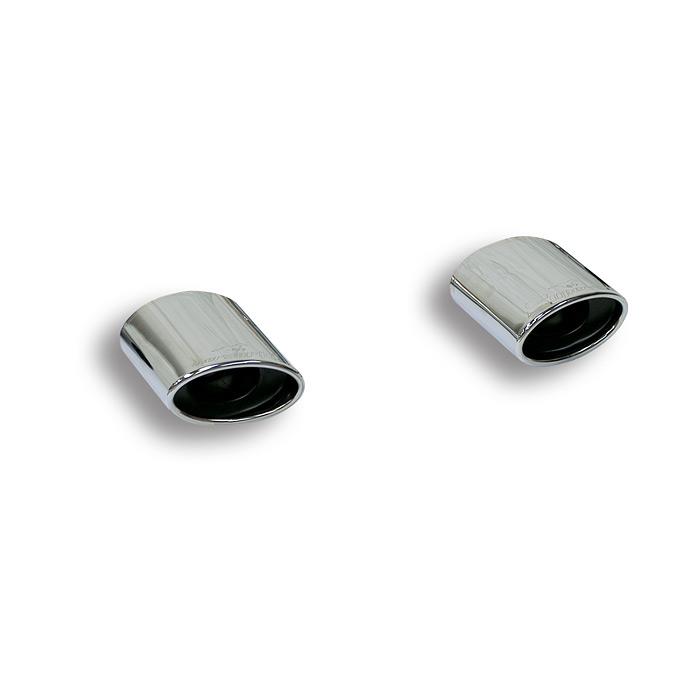 AUDI A3 8V 2.0 TDI (150 Hp) 2012 Oval endpipe kit Right + Left 145 x 95