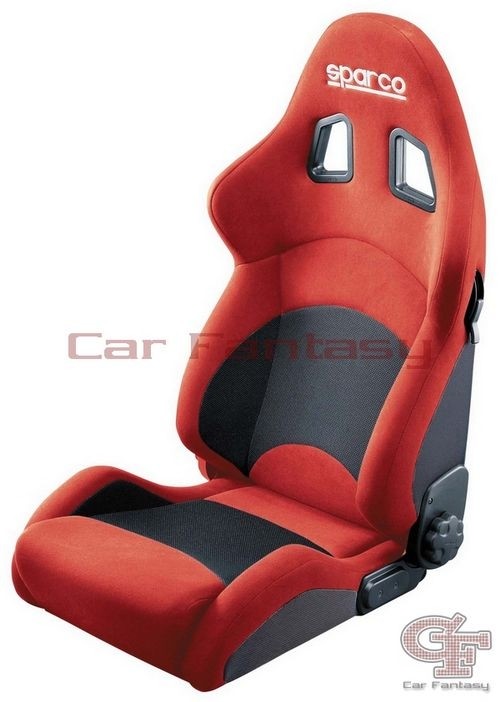 Sportstoel Sparco "Monza" Stof Rood/Zwart
