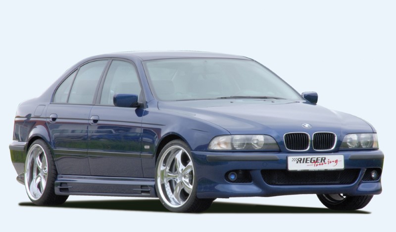 Zijskirts BMW E39 met 2 schacht en 2 uitsnedes Rieger