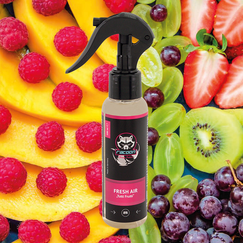 Racoon AIR FRESHENER / Car Fragrance Luchtverfrisser - Tutti Frutti 100ml