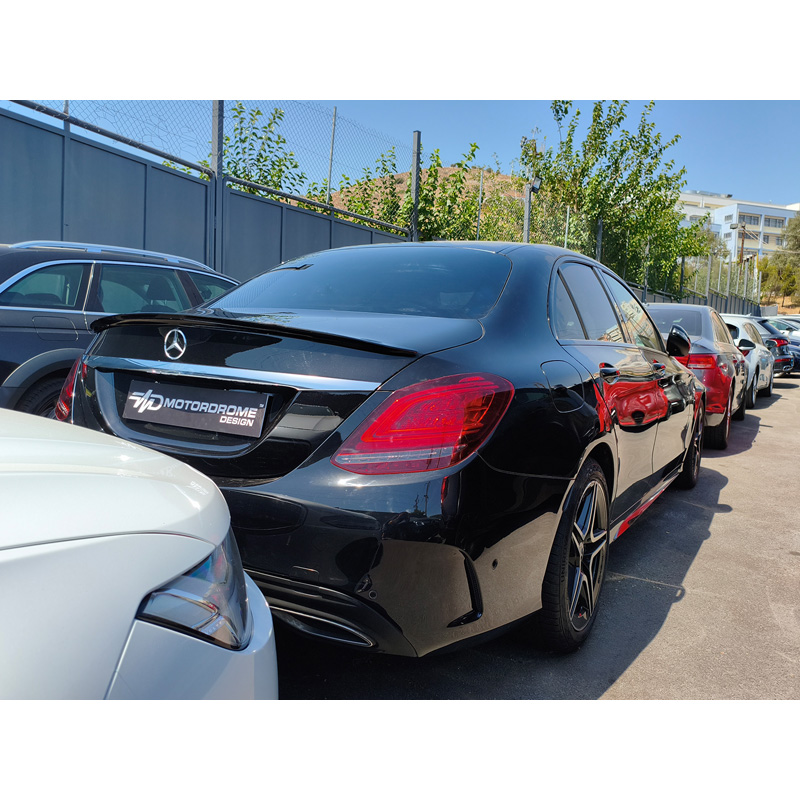 Motordrome Achterspoilerlip  Mercedes C-Klasse W205 Sedan 2014-2021 (PU)