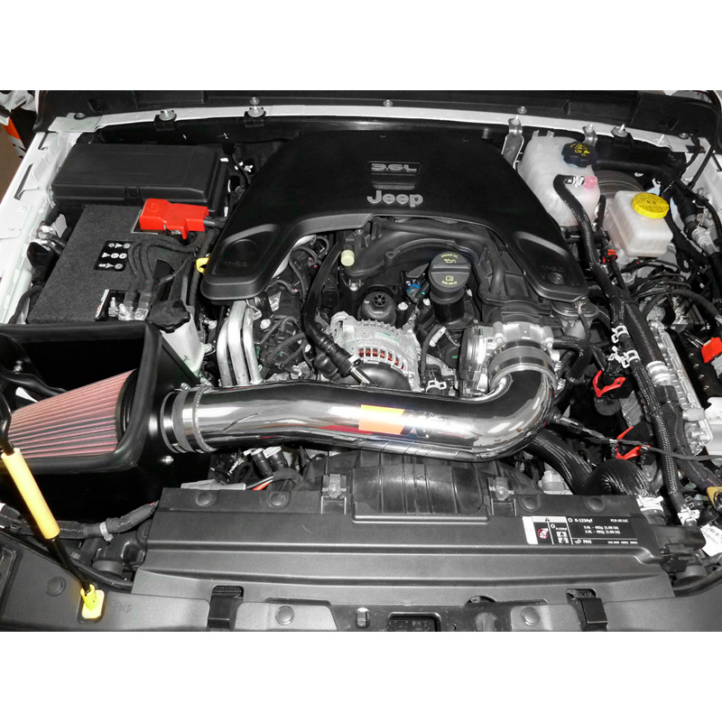 K&N High Performance Air Intake Kit  Jeep Wrangler JL/Gladiator 3.6L V6 2018- (77-1576KP)