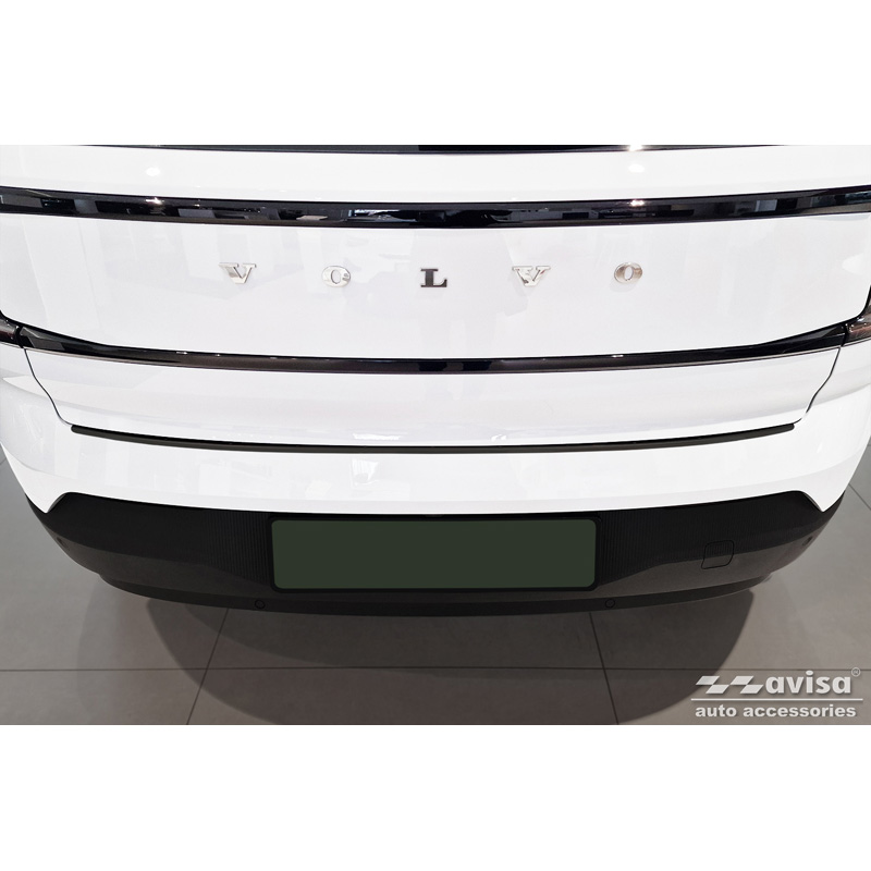 Zwart RVS Achterbumperprotector  Volvo EX30 2023- 'Ribs'