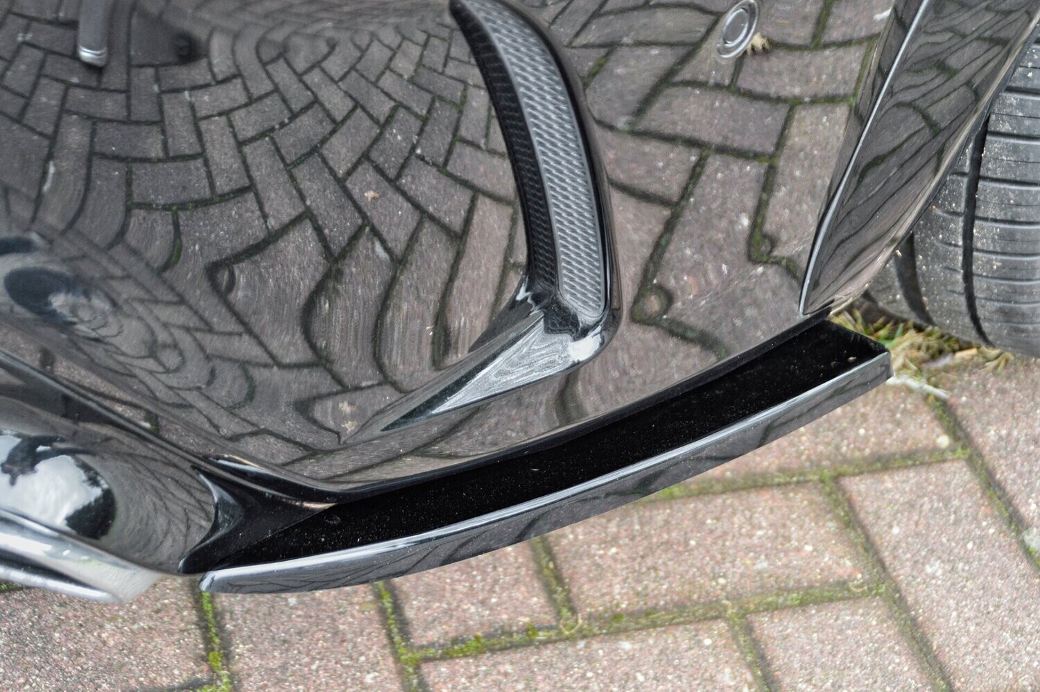 Achterschort zijpanelen Mercedes CLA 45AMG, MOPF C117 / 245G