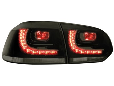 Taillights led VW Golf VI 10/08- R-look Smoke