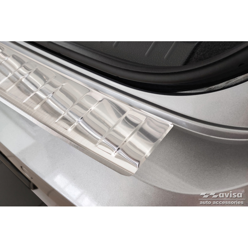 RVS Achterbumperprotector  Volkswagen Passat Sedan 2014-2019 & FL 2019-2023 'Ribs'