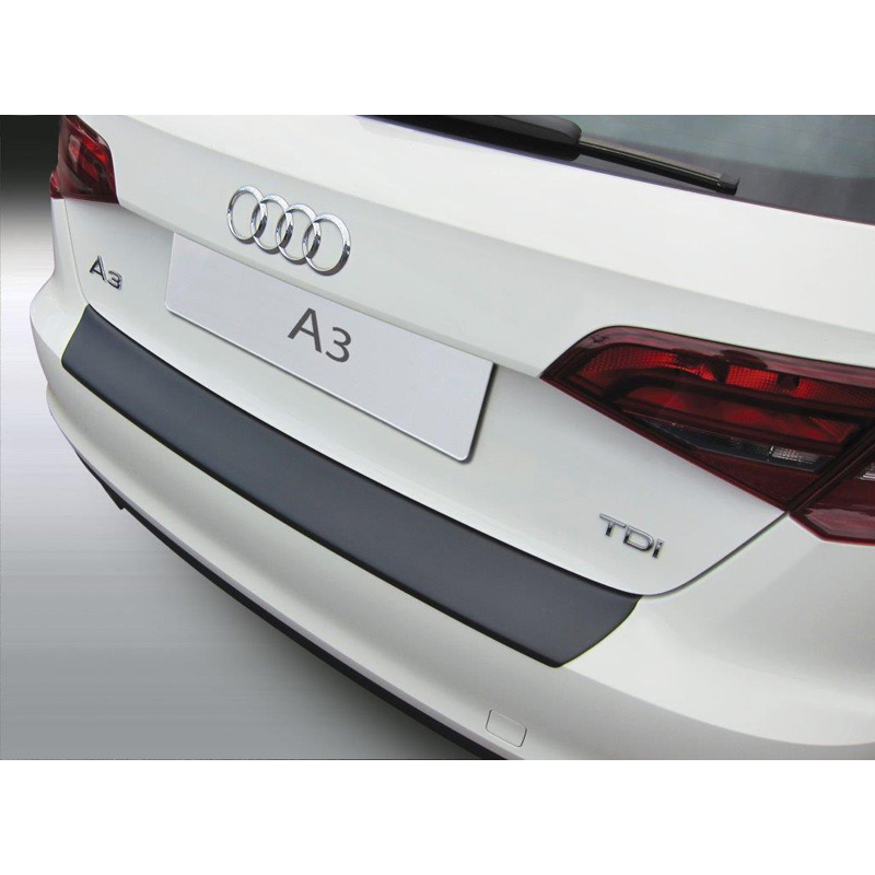 ABS Achterbumper beschermlijst  Audi A3 8V Sportback 6/2012-4/2016 Zwart