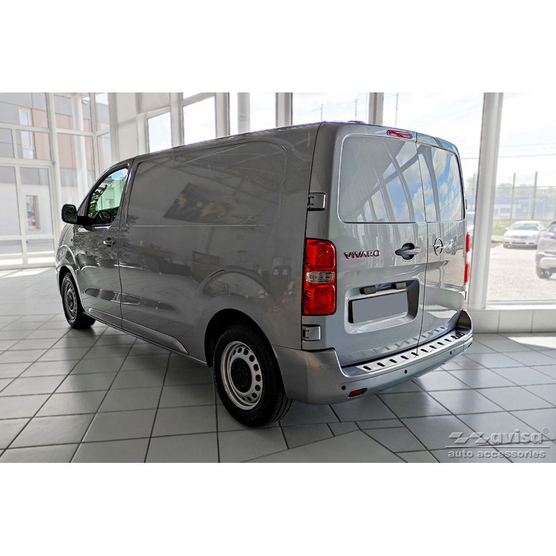 RVS Achterbumperprotector  Citroën Space Tourer & Jumpy 2016- / Peugeot Traveller & Expert 2016- / Toyota Proace Verso 2016- / Opel Vivaro & Zafira Life 2019- 'STRONG EDITION'