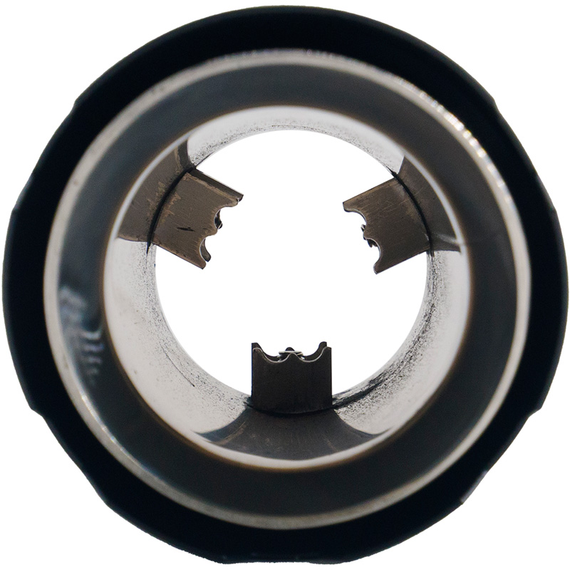 Simoni Racing Uitlaatsierstuk Rond/Schuin Matzwart+RVS - Ø89xL152mm - Montage ->35-62mm