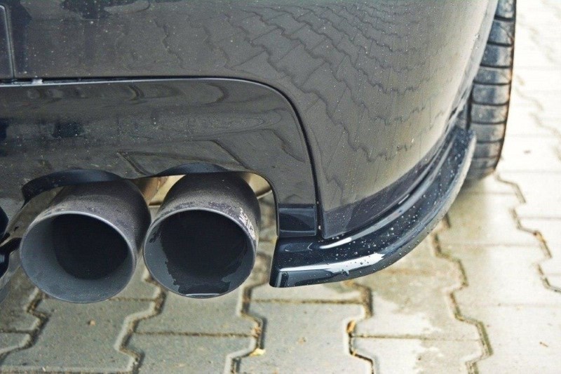 Achterzij Spoilers BMW 5 F11 M-PACK (past op twee dubbele uitlaatuiteinden) Glanzend Zwart