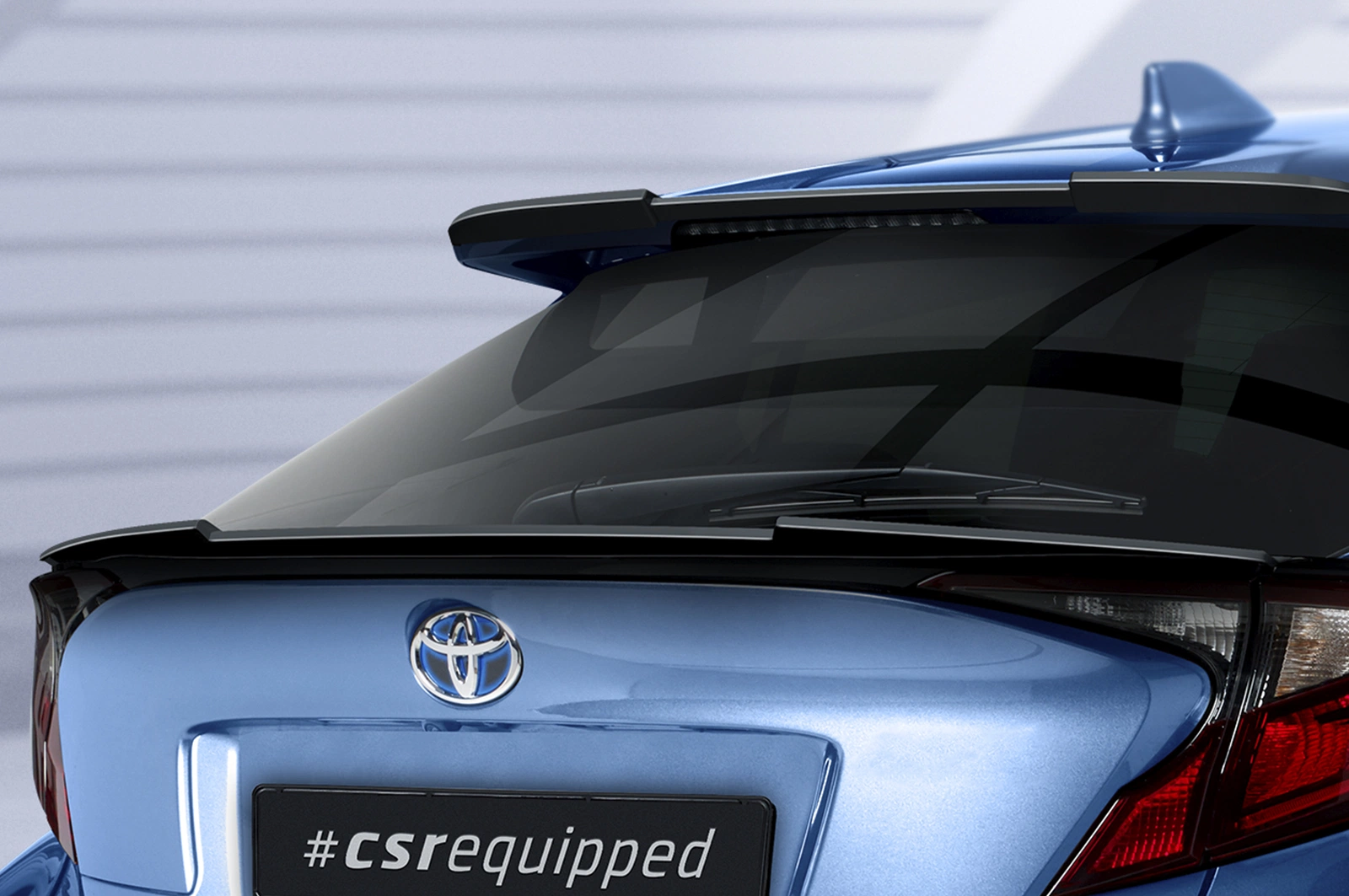 Achterspoiler Toyota C-HR glans zwart