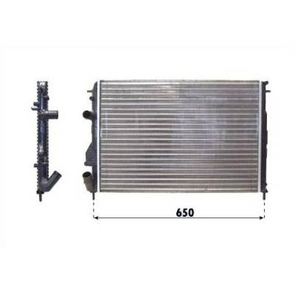 Radiator DACIAMEGANECLIO 00->> 585x410 1.4+1.5 DIESEL 55+65kw