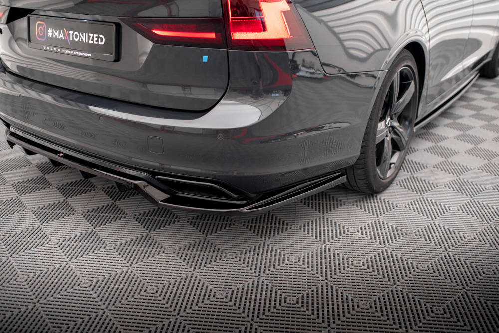 Diffuser Volvo V90 R-Design 2016 - 2020 Maxton Glans Zwart
