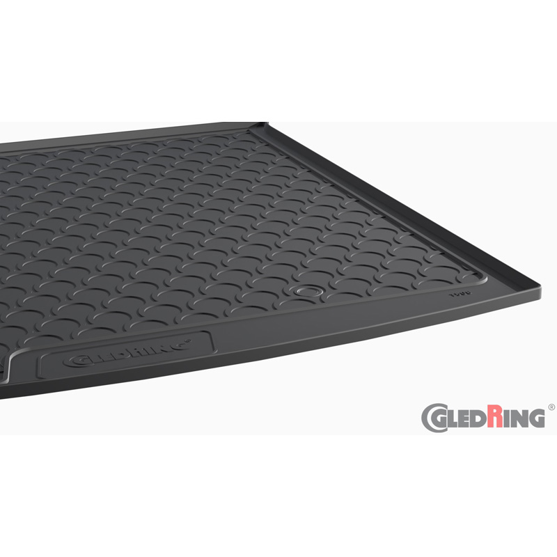 Rubbasol (Rubber) Kofferbakmat  Skoda Kodiaq (5-Personen) 2017-2024 (Hoge variabele laadvloer met reservewiel)