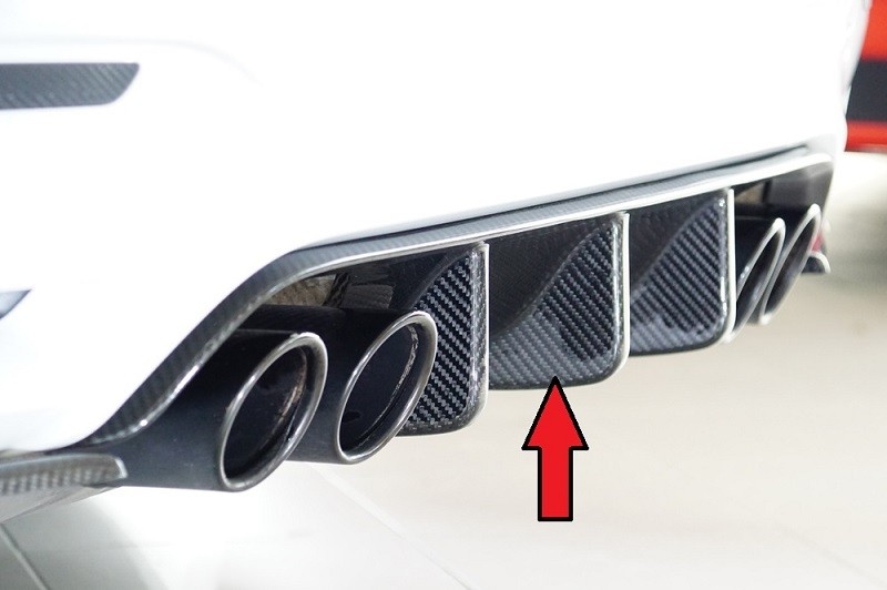 Achteraanzet Carbon Rieger BMW M4/M3 F82/F80 2014-