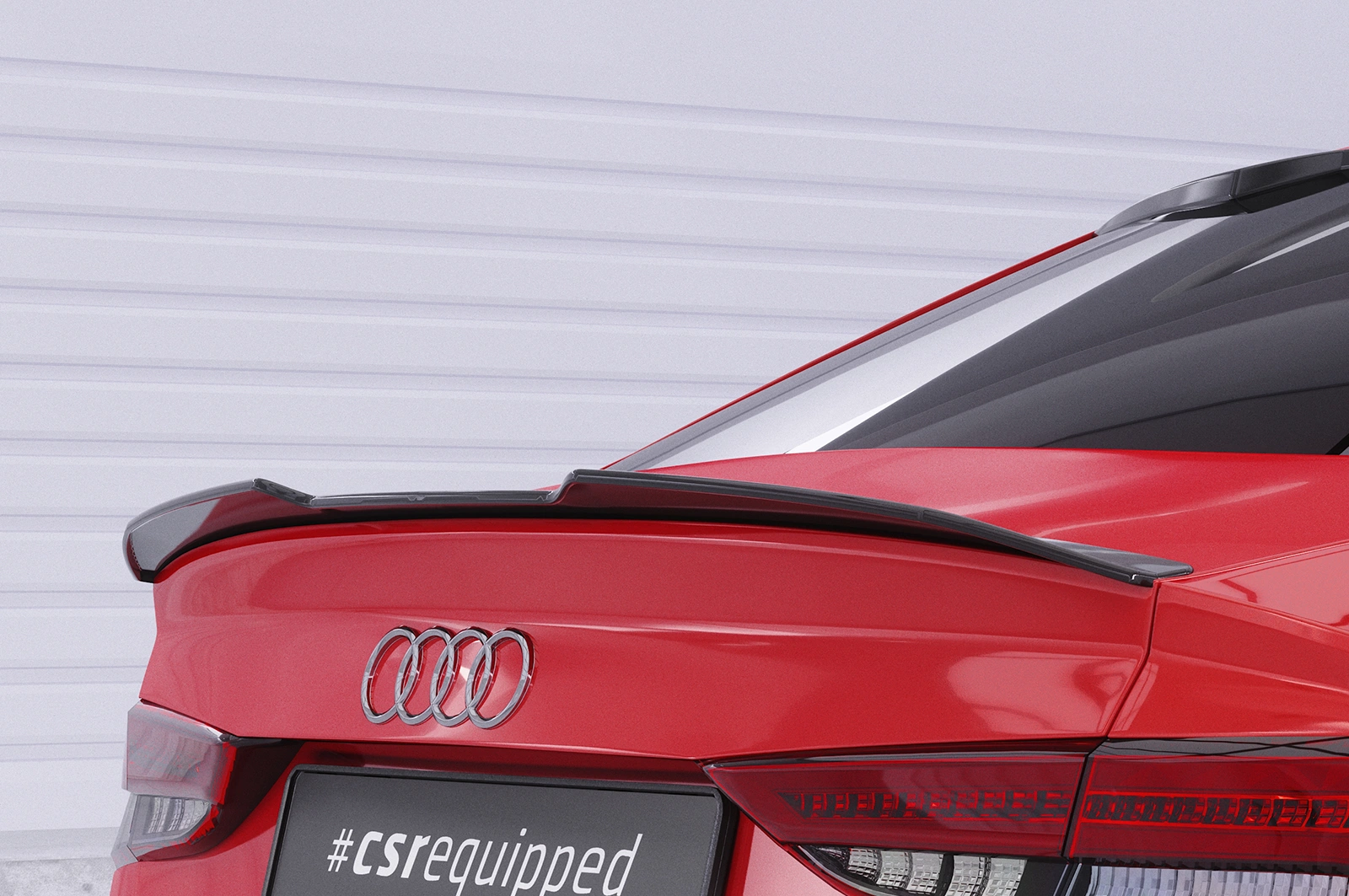 Achterspoiler Audi A3 8V Limousine Glans Zwart (05/2013–02/2020) CSR