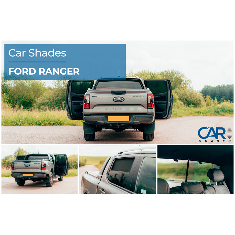 Set Car Shades  Ford Ranger 4 deurs 2023- (4-delig)