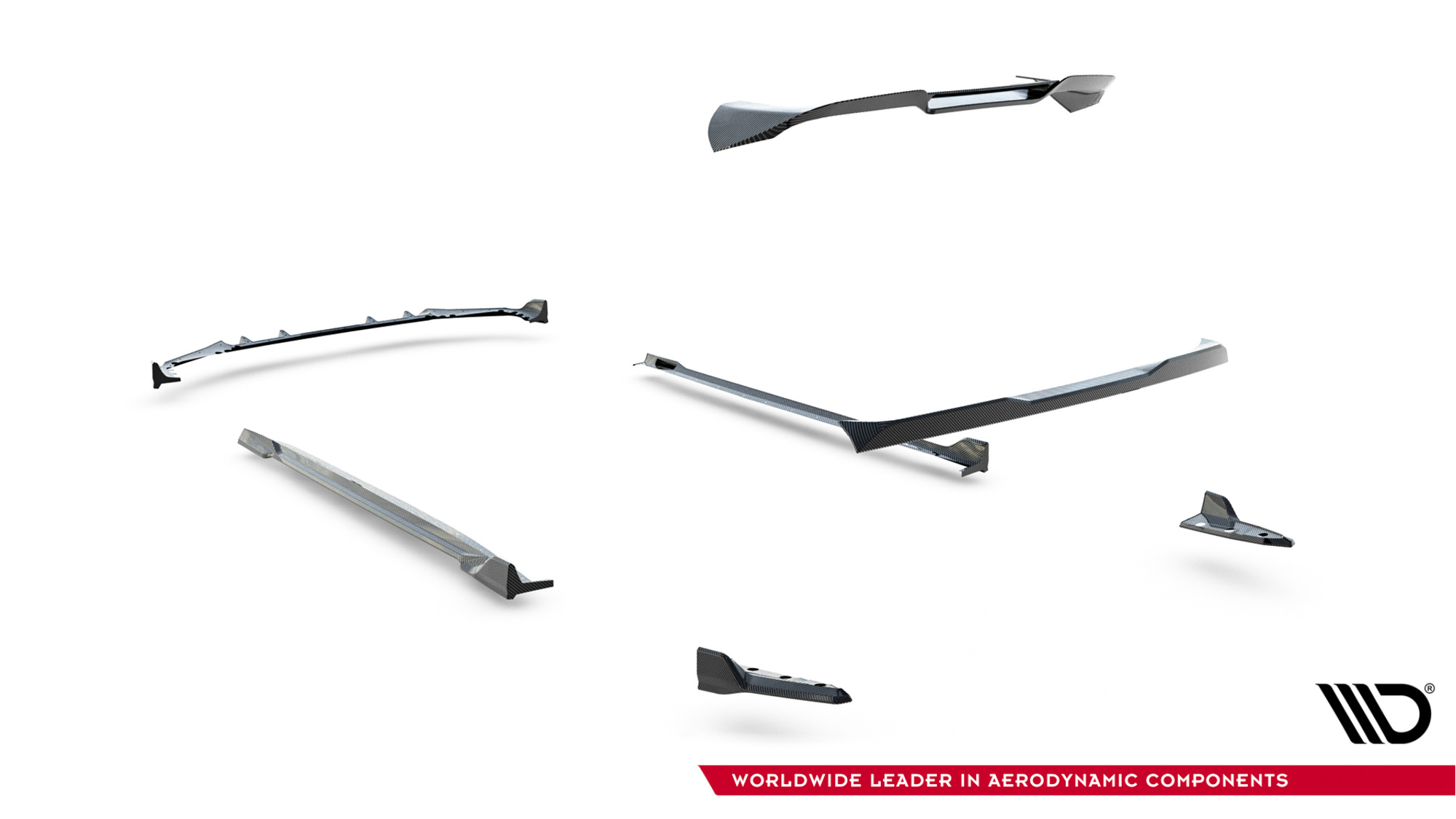 Bodykit Carbon Fiber Splitters BMW X5 M F95 Facelift (2023–heden)