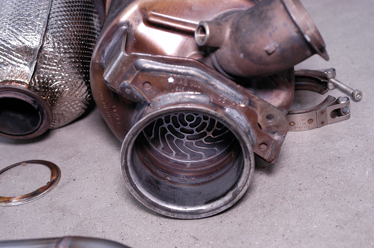 AUDI A3 8V Sedan QUATTRO 2.0 TDI (184 Hp) 2013 Turbo Downpipe (replaces diesel soot filter) With sen