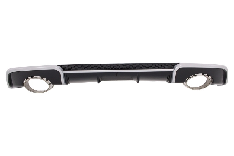 Audi A3 8V Sedan Facelift (2012-up) Achterbumper Diffuser + Tips