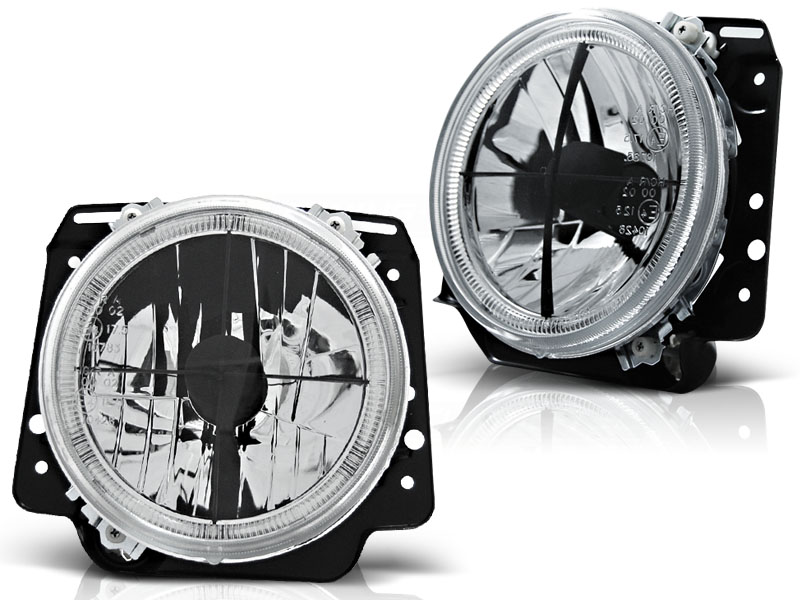 Faros VW Golf II Angel Eyes con kruis