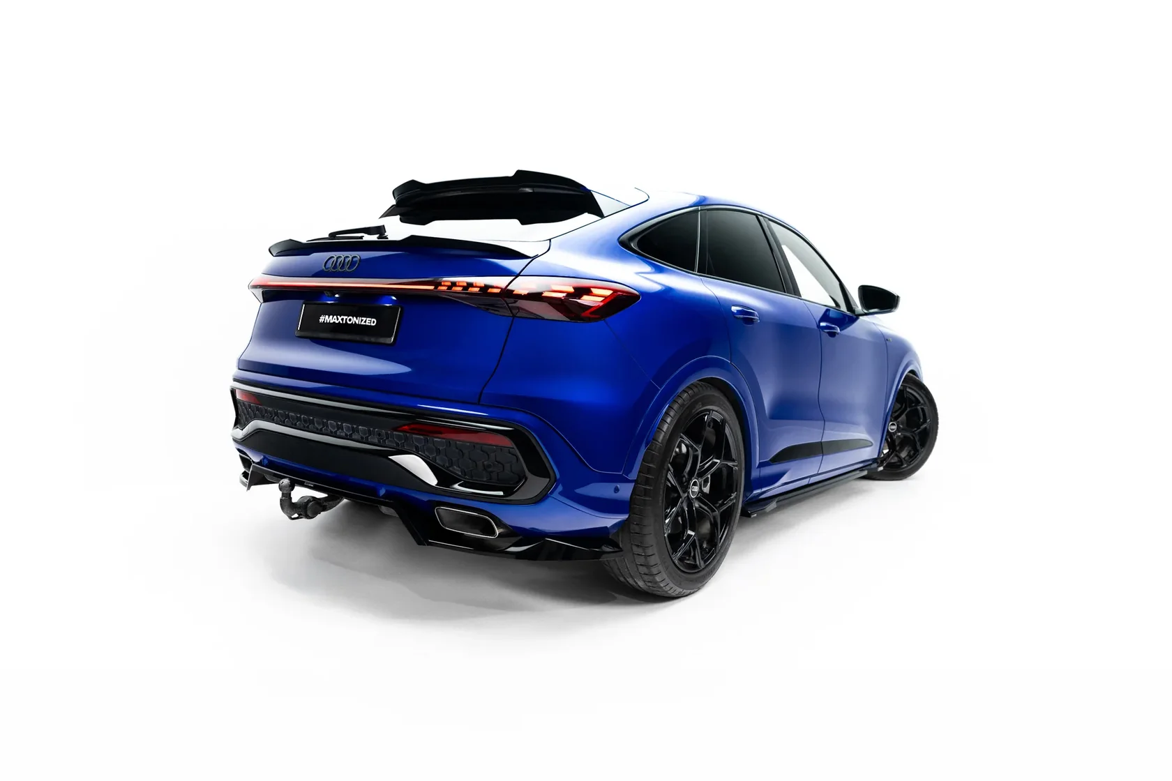 Diffuser Audi Q5 S-Line Sportback / SUV Mk3 2024 - Maxton Glans Zwart