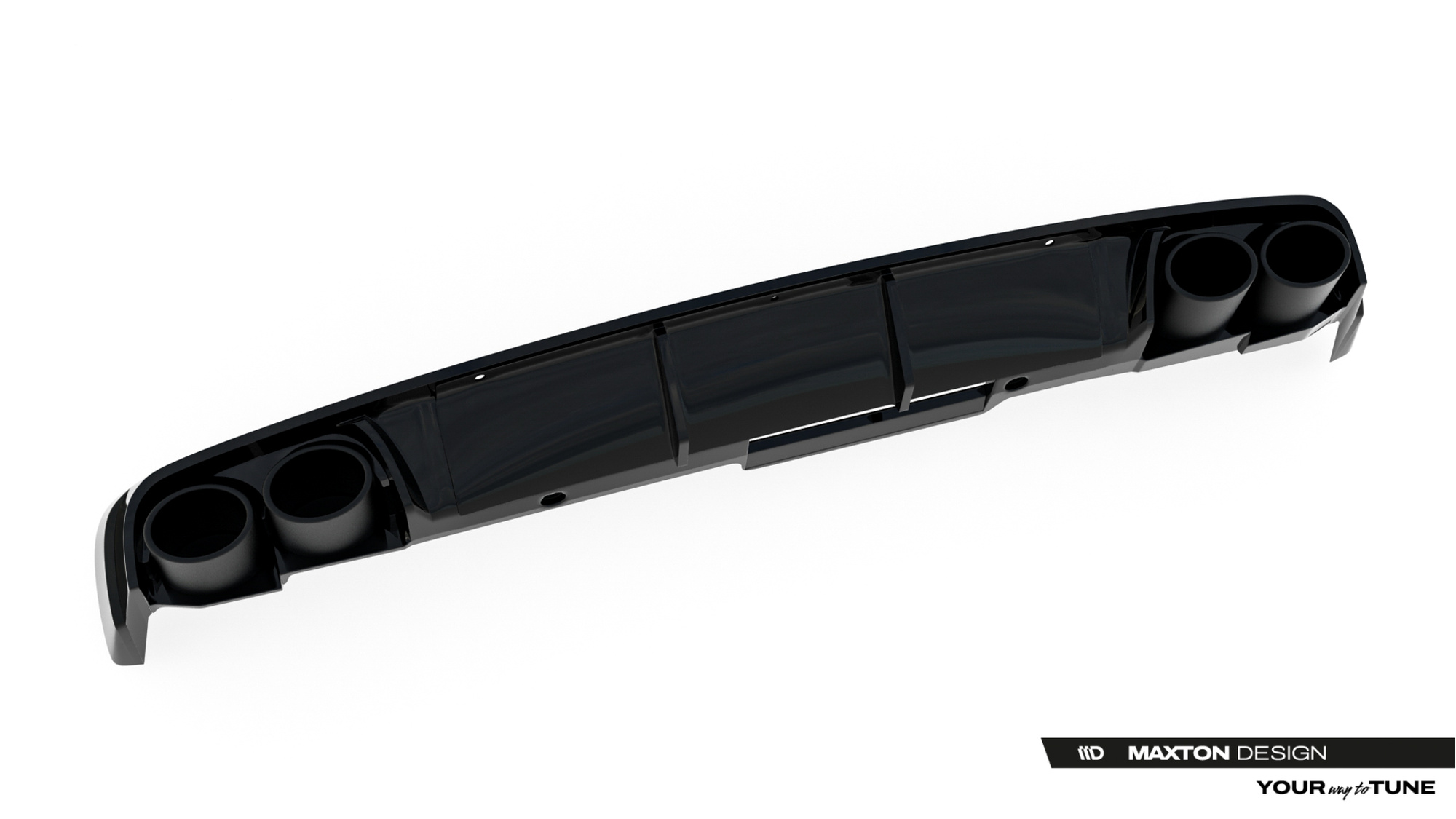 Achterbumper + Imitatie Uitlaateindstukken Audi A6 Sedan / Avant C8 / C8 Facelift