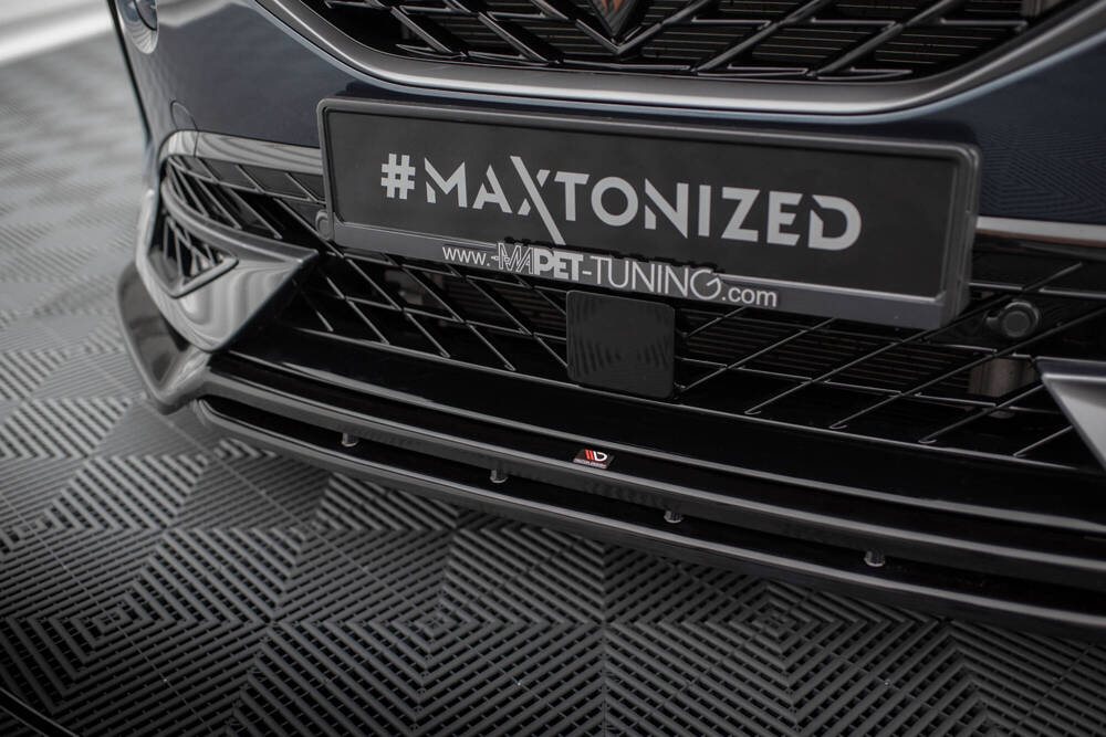 Voorspoiler V.5 Cupra Formentor Maxton Glans Zwart