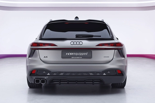 Achterspoiler Audi A6 C9 Avant Glans Zwart