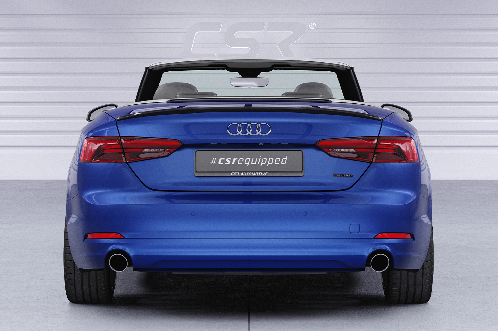 Achterspoiler Audi A5 / S5 / RS5 (F5) glans zwart