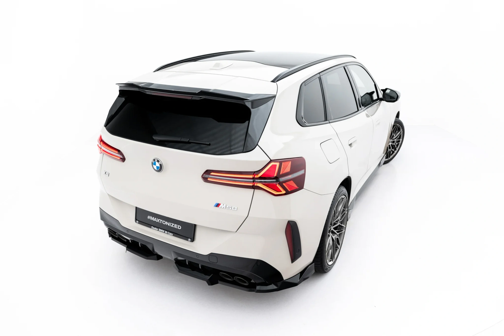 Spoiler Cap BMW X3 M-Pack / M50 G45 Glans Zwart Maxton