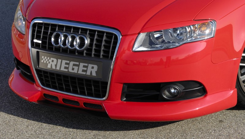 Spoilerlip zonder 3 extra air-intakes Audi A4 8E B7 11.04 Rieger