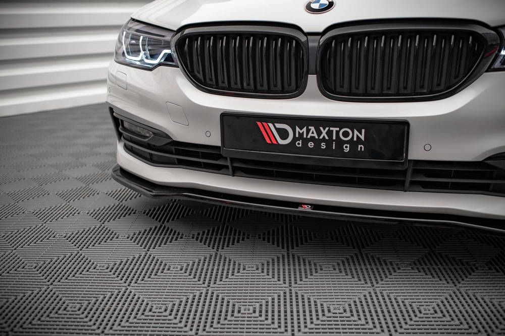 Voorspoiler V.1 BMW 5-Serie G30 Maxton Glans Zwart