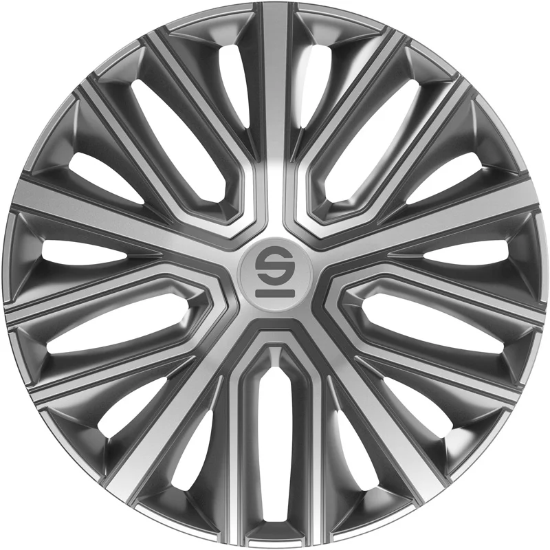 Sparco Wieldoppen Modena - 15-inch - Grijs/Zilver - Set van 4 stuks