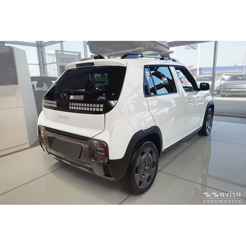 Avisa RVS Achterbumperprotector  Hyundai Inster 2024- - Matzwart