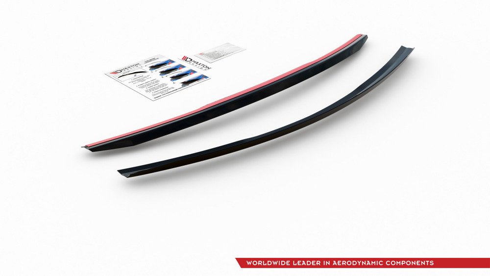 Achterspoiler Lip Mercedes A Klasse W177 A35 AMG Glans Zwart Maxton