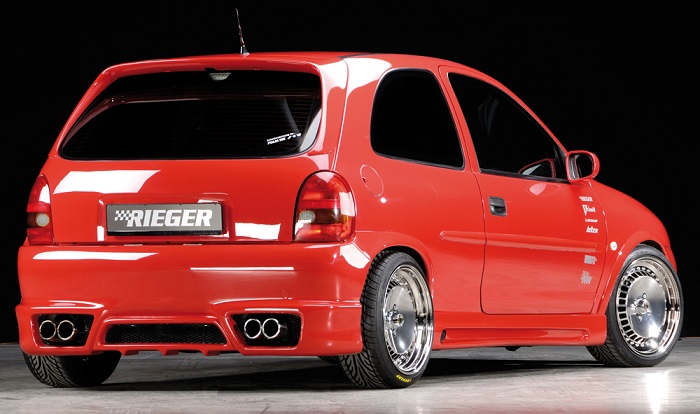 Achterbumper Opel Corsa B Rieger
