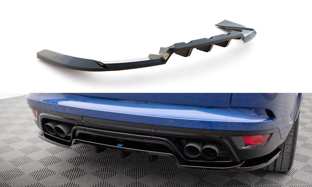 Diffuser Land Rover Range Rover Sport SVR 2015 - 2018 Maxton Glans Zwart