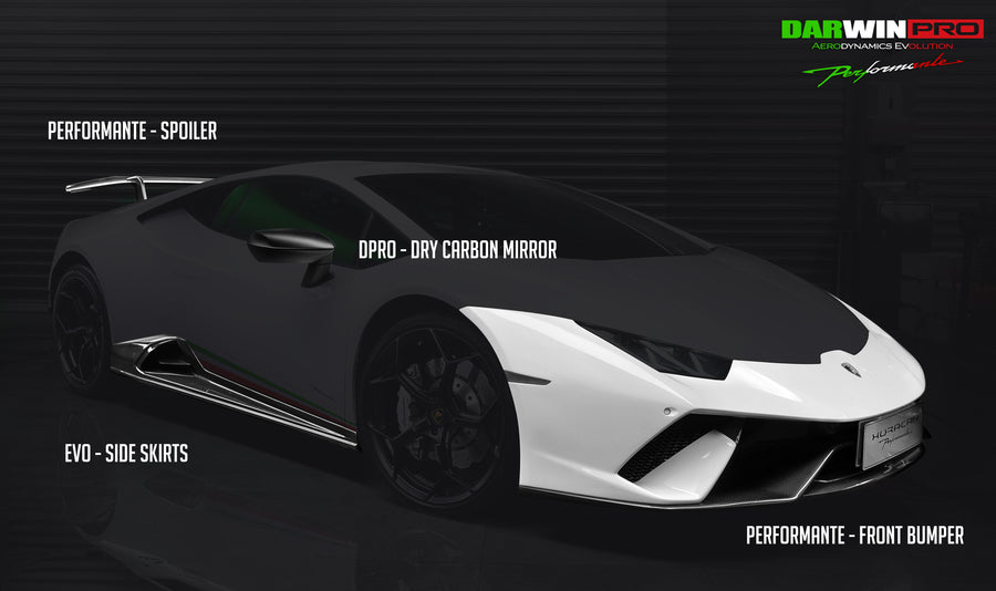 Lamborghini Huracan LP610/LP580 Performante Style Deels Carbon Fiber Aero - Full Kit 2015-2020