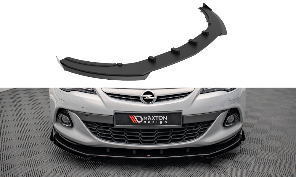Voorspoiler met Canards Opel Astra J GTC OPC-Line Maxton Street Pro