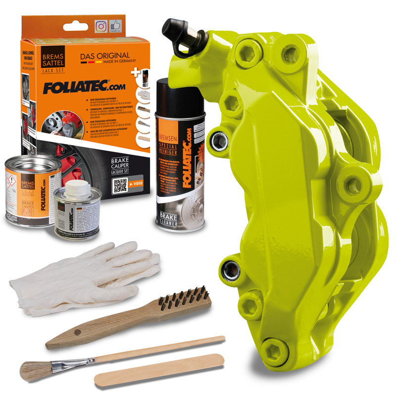 Foliatec Remklauwlakset - toxic groen - 3 Componenten