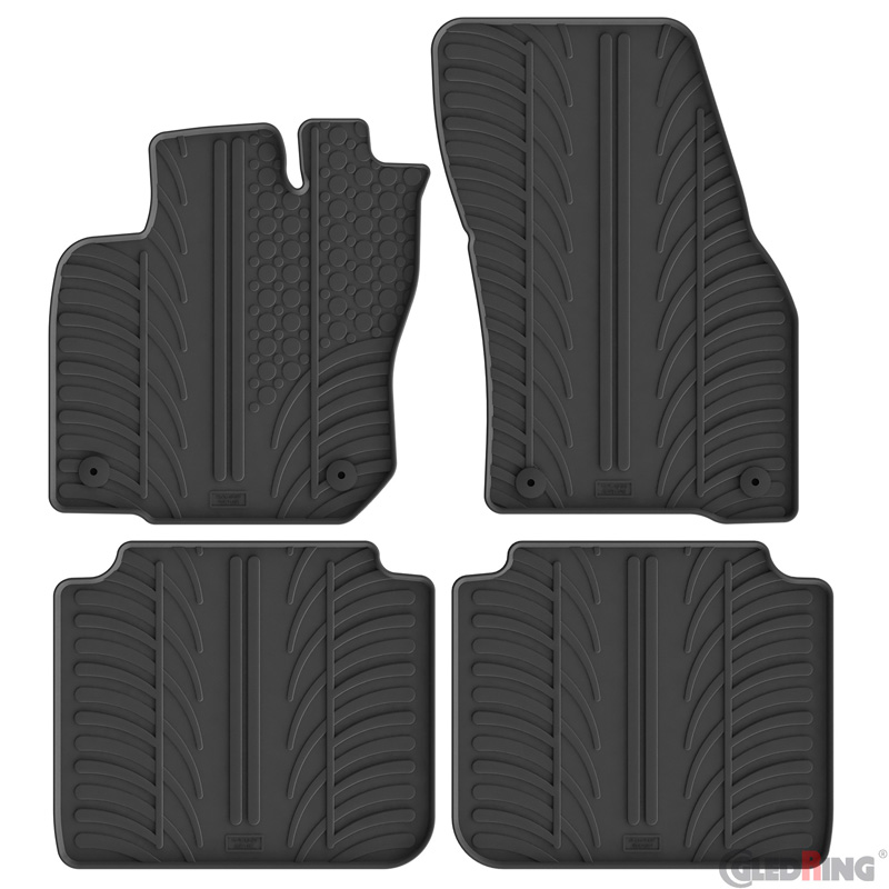 Rubbermatten  Volkswagen Tayron (R41) 2024- (T profiel 4-delig + montageclips)
