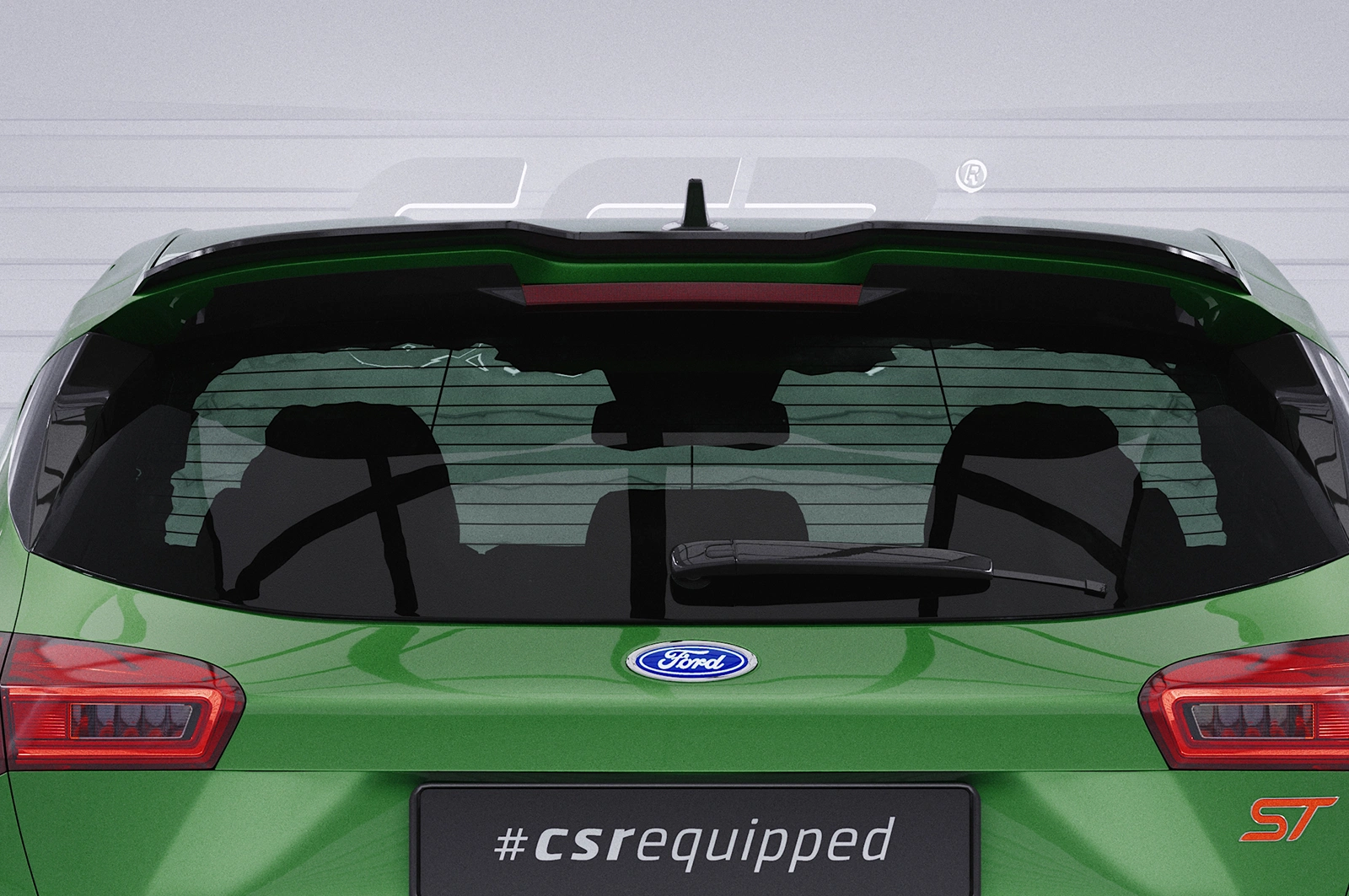 Achterspoiler Ford Focus MK4 ST (06/2019–) Glans Zwart – CSR Automotive